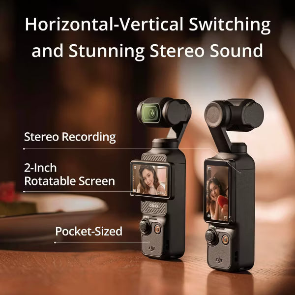 Last day of the limited-time special offer DJI Pocket 3 4K Handheld Camera: USB-C, Image Stabilization, 2" Screen