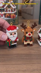 ⏳ Last day to save 49%Each one can be made for just $1-🎄 24-Day Mini Christmas Ornament Advent Calendar | 24 unique festive buildable designs with hanging loops—perfect for decorating Christmas trees, wreaths, and holiday displays 🧱
