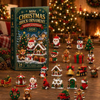 ⏳ Last day to save 49%Each one can be made for just $1-🎄 24-Day Mini Christmas Ornament Advent Calendar | 24 unique festive buildable designs with hanging loops—perfect for decorating Christmas trees, wreaths, and holiday displays 🧱